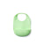 Miniware Roll & Lock bib (Set of 2) - Silicone Bib in Key Lime + Grey