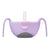 b.box 3 in 1 Bowl and Straw - Gelato Purple - Boysenberry