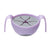 b.box 3 in 1 Bowl and Straw - Gelato Purple - Boysenberry