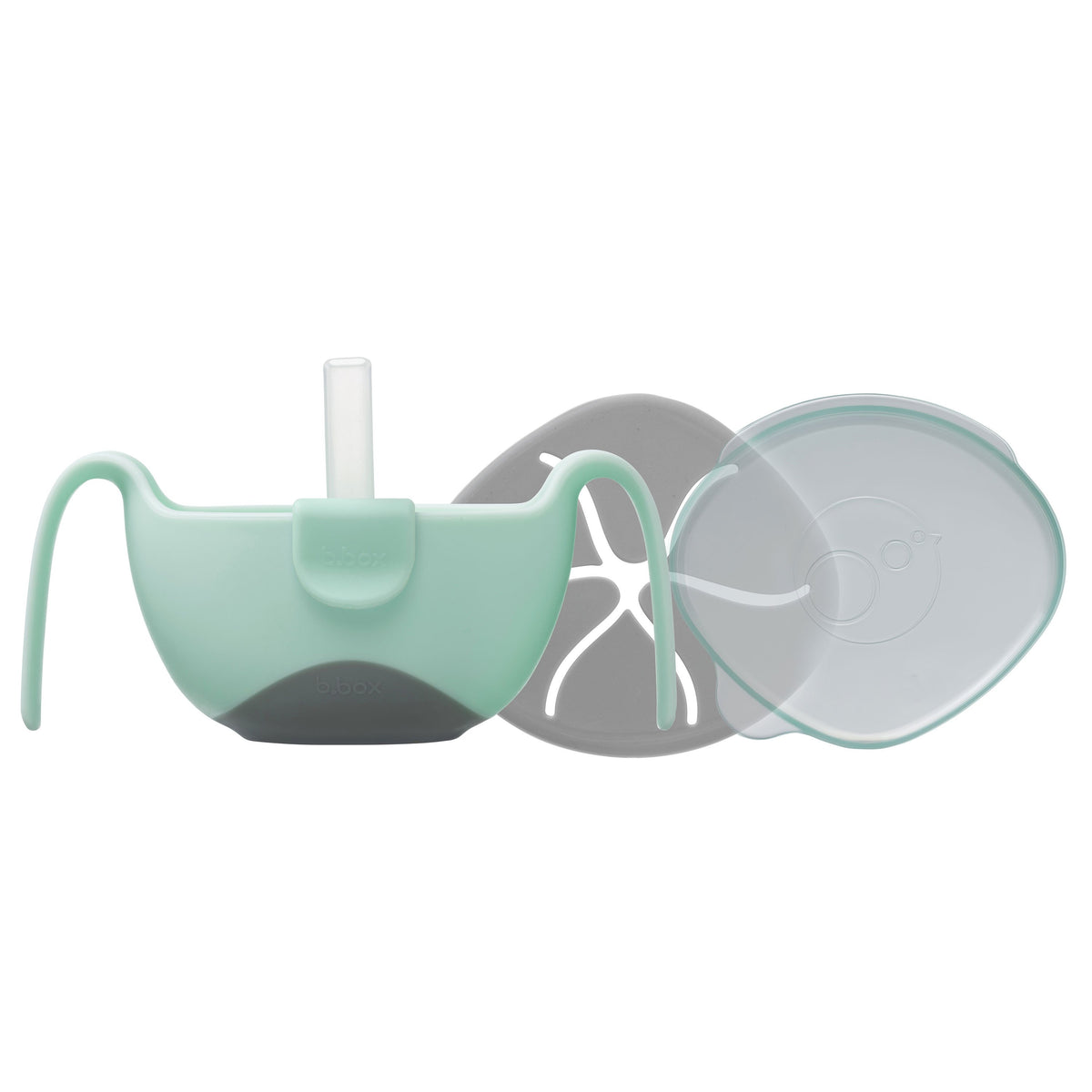 b.box 3 in 1 Bowl and Straw - Gelato Green - Pistachio