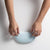 Miniware Roll & Lock bib (Set of 2) - Silicone Bib in Aqua + Grey