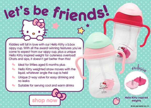 b.box x Hello Kitty Sippy Cup - Candy Floss