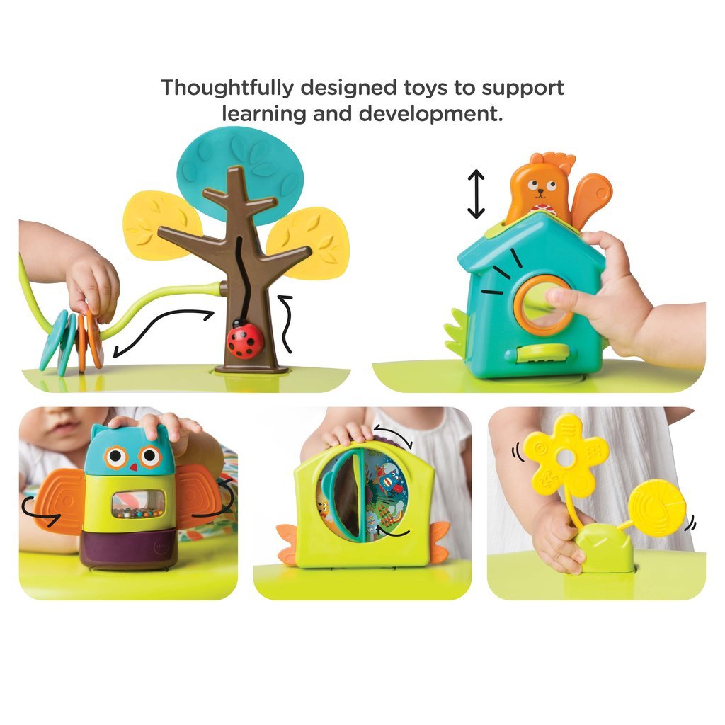 Oribel PortaPlay Convertible Activity Center - Forest Friends