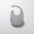 Miniware Roll & Lock bib (Set of 2) - Silicone Bib in Aqua + Grey