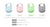 Miniware Roll & Lock bib (Set of 2) - Silicone Bib in Aqua + Grey