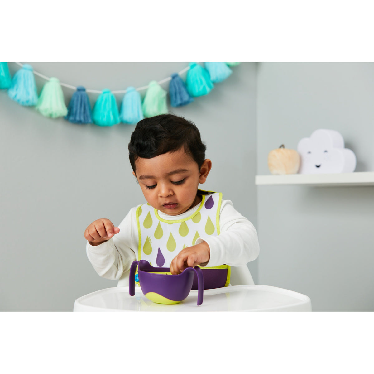 b.box 3 in 1 Bowl and Straw - Passion Splash