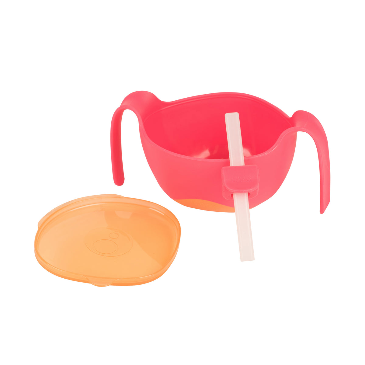 b.box Bowl and Straw XL - Strawberry Shake
