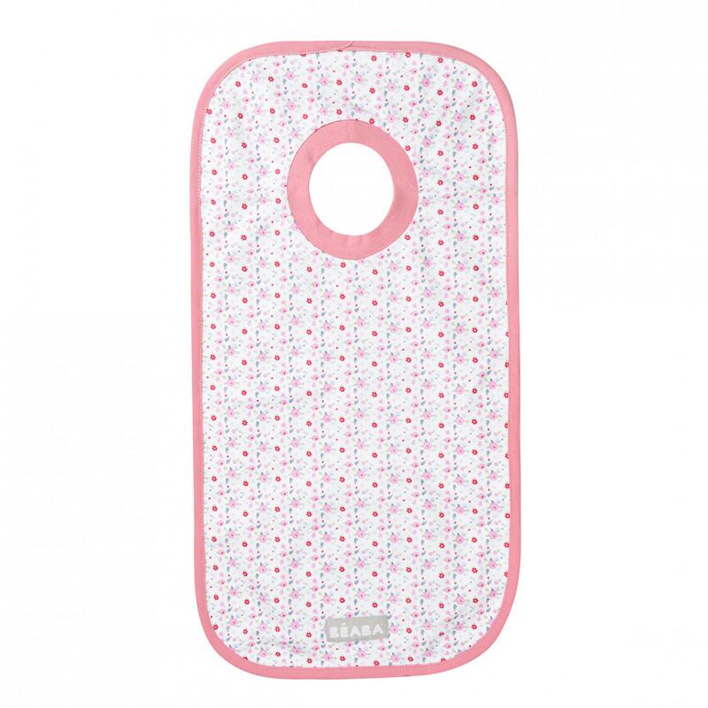 beaba-cotton-bib-flower-pink- (1)