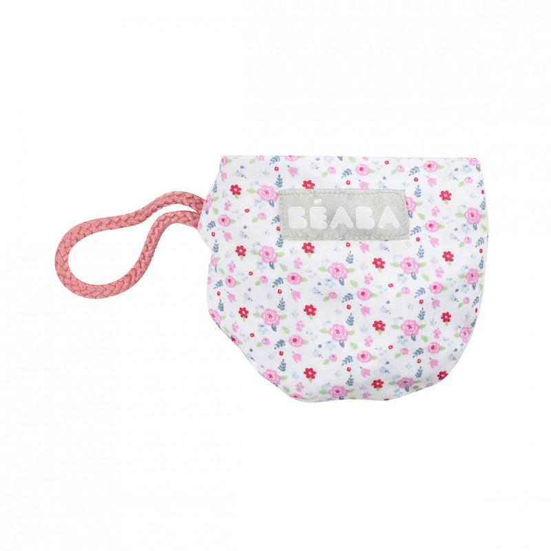 beaba-cotton-bib-flower-pink- (3)