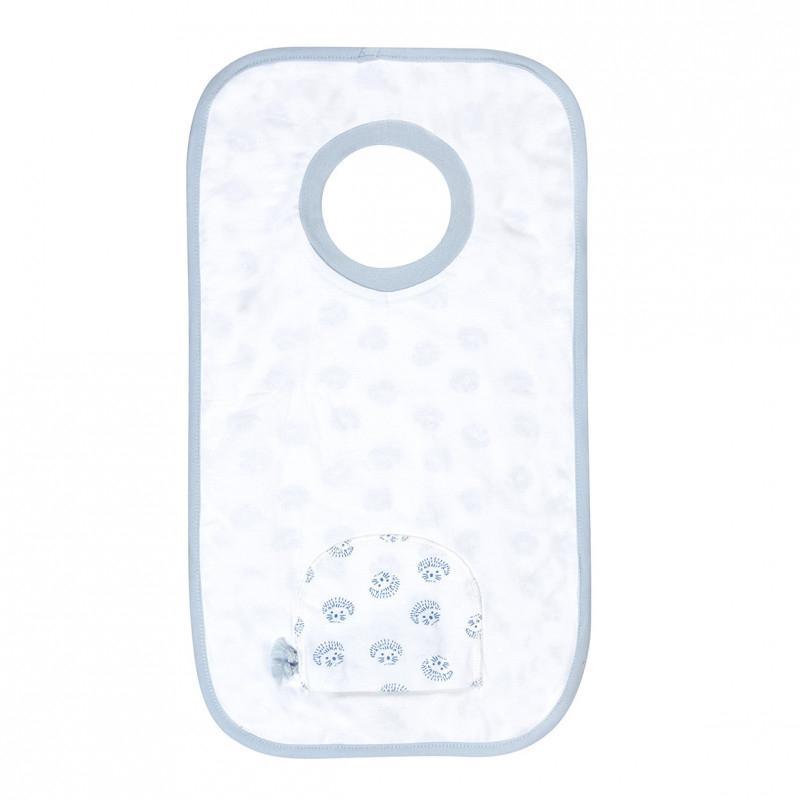 beaba-cotton-bib-hedgedog- (2)