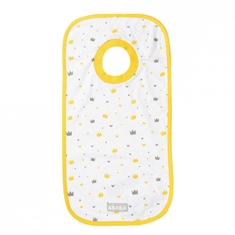 beaba-cotton-bib-yellow (1)