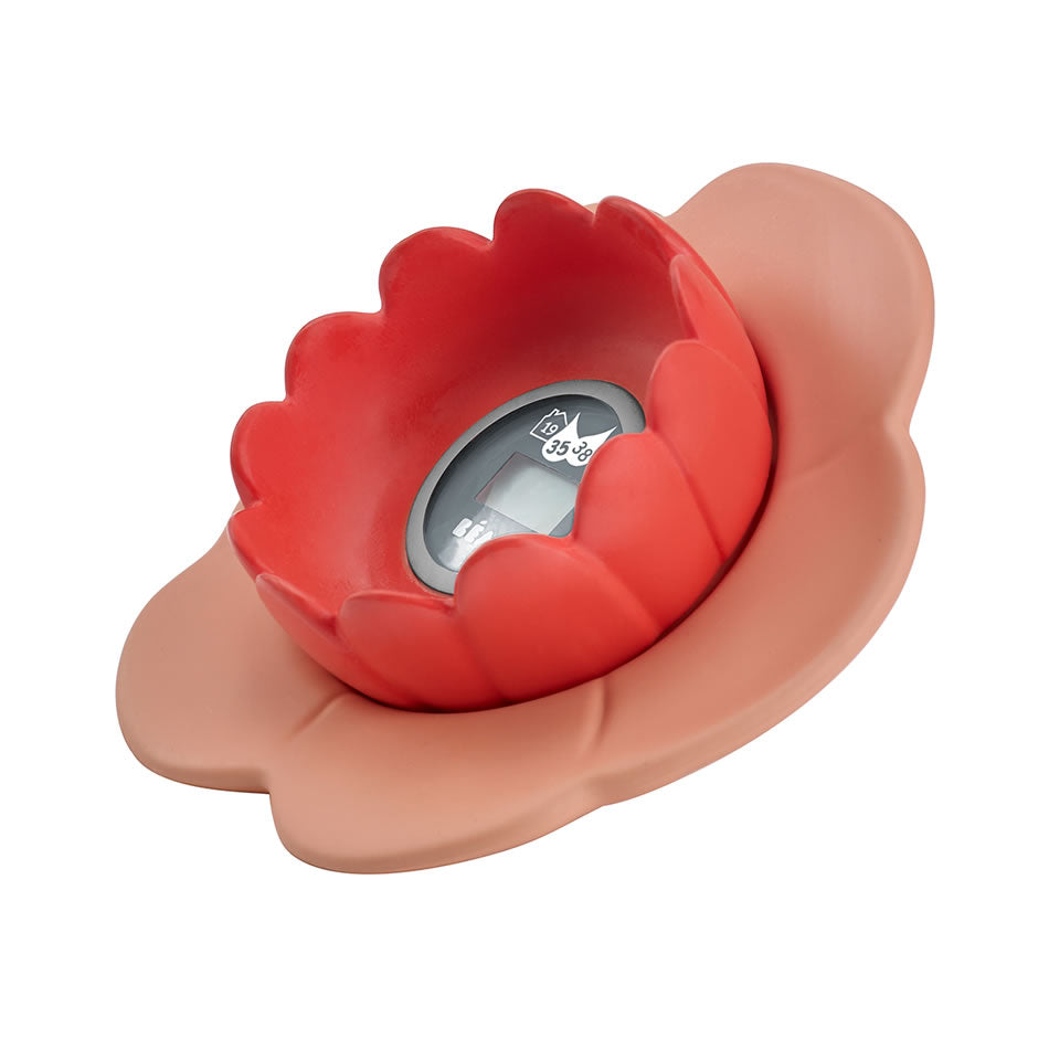 BEABA Lotus Bath Thermometer - Old Pink