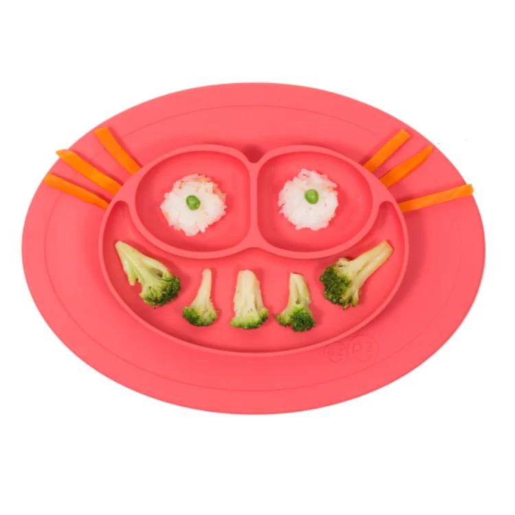 ezpz-mini-mat-silicone-plate-&-placemat-coral- (1)