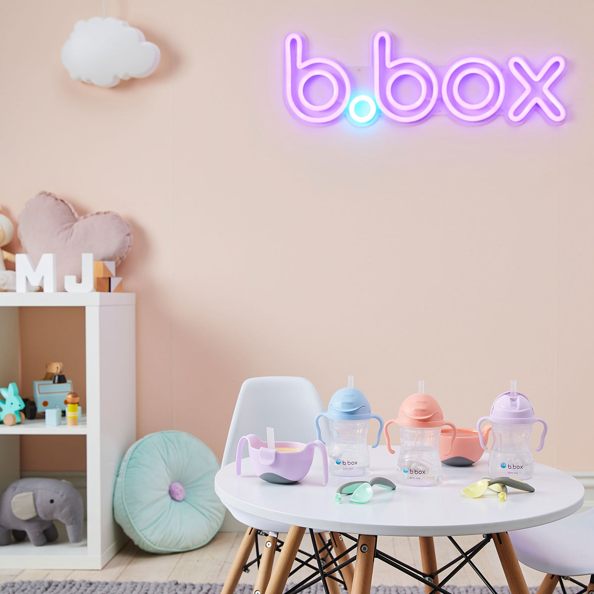 b.box 3 in 1 Bowl and Straw - Gelato Green - Pistachio