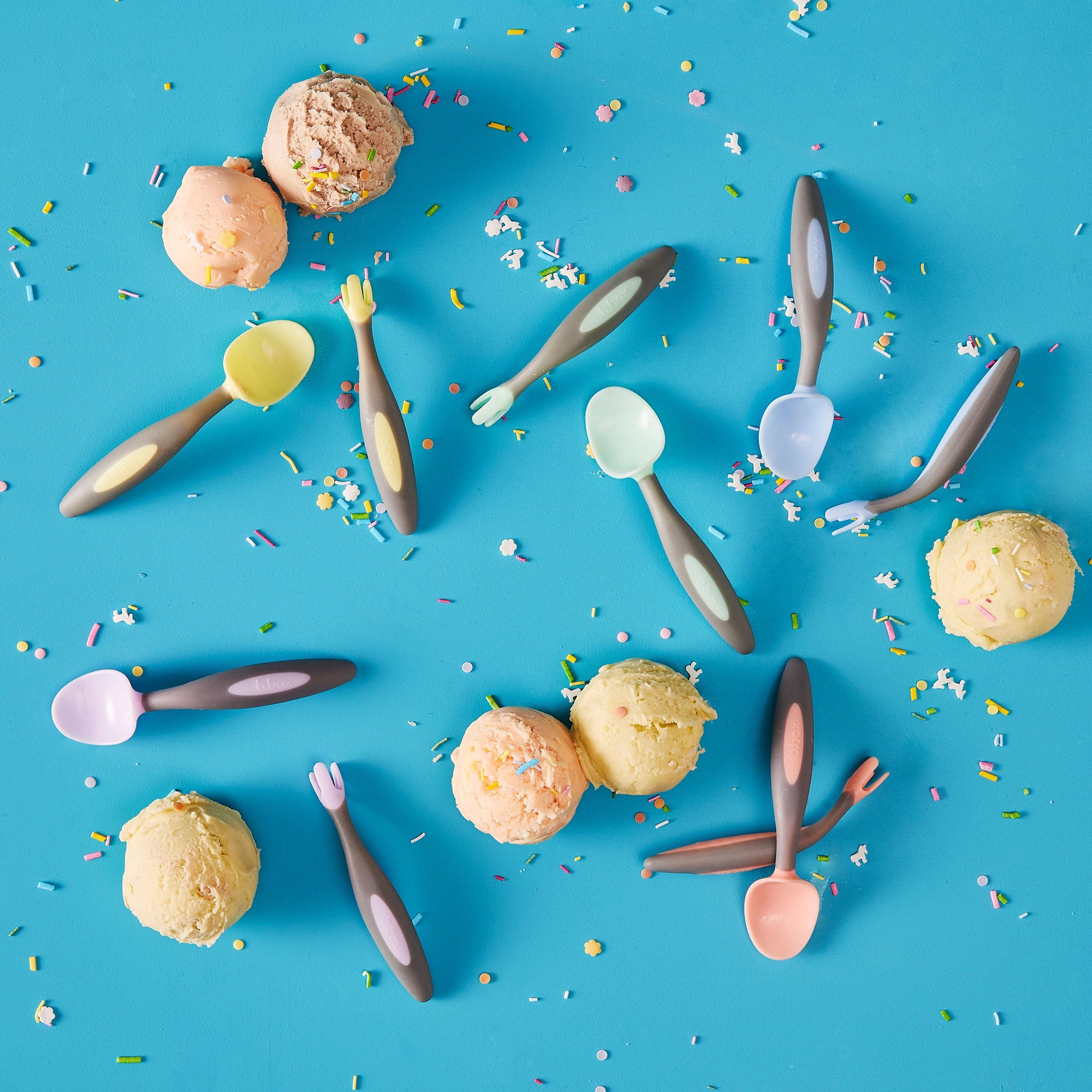 b.box Cutlery Set - Gelato Yellow - Banana Split