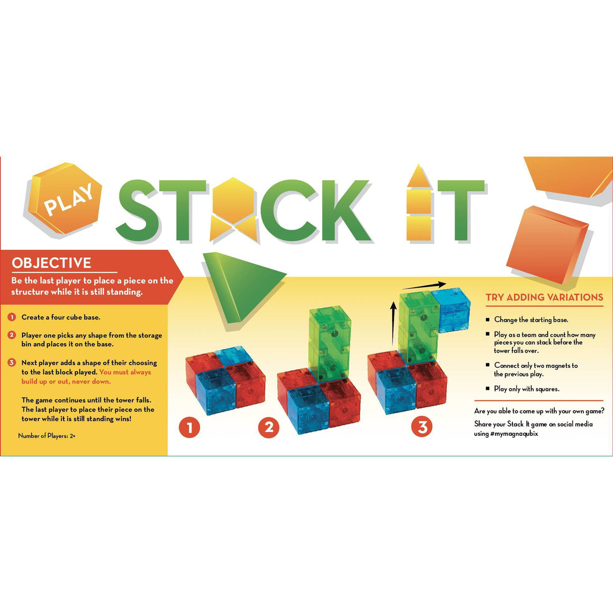 Magna-Tiles Qubix 85-Piece Set