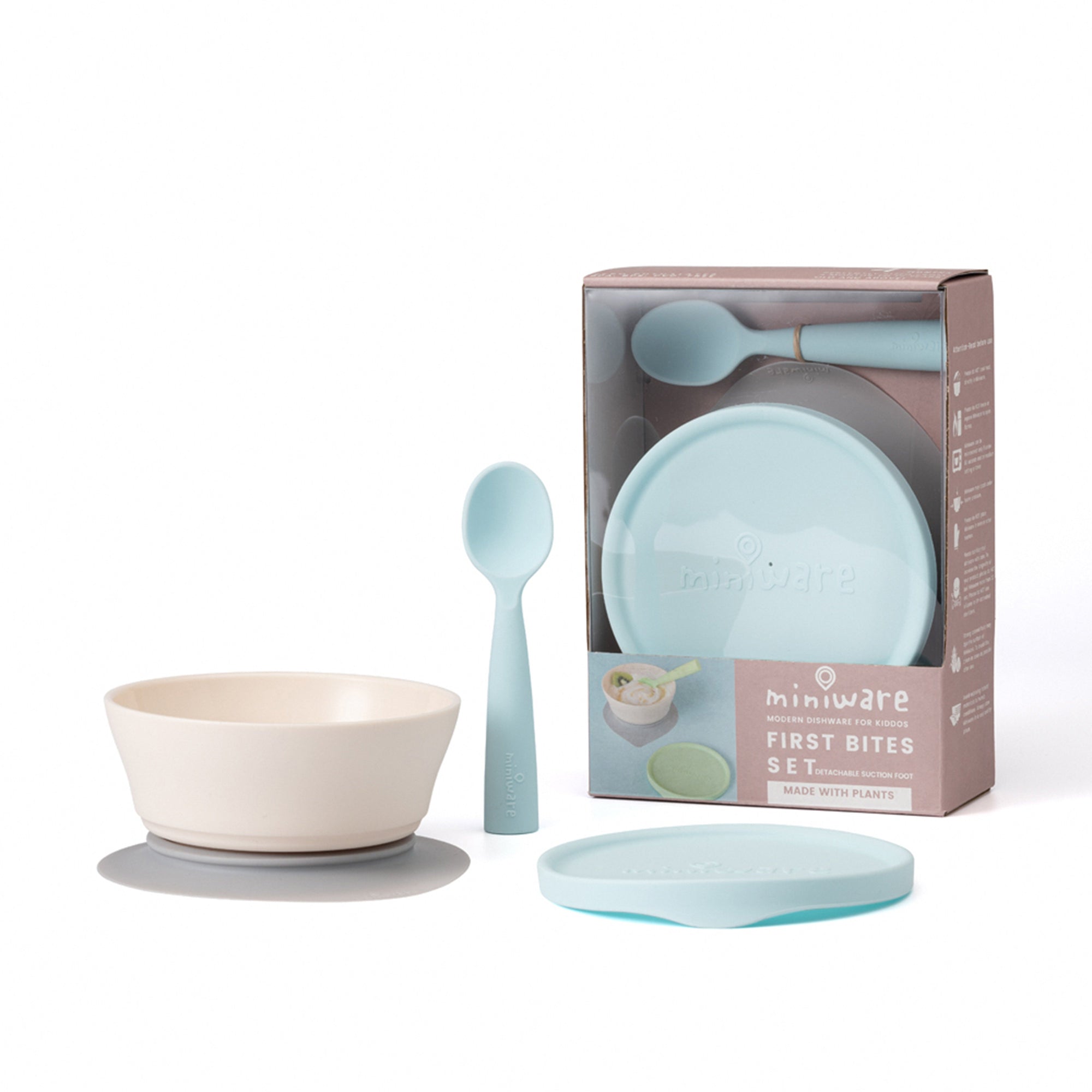 miniware-first-bite-set-pla-cereal-suction-bowl-vanilla-silicone-spoon-and-cover-in-aqua- (1)