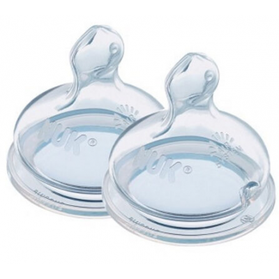 NUK - Silicone PCH Teat S1 Medium 2pc