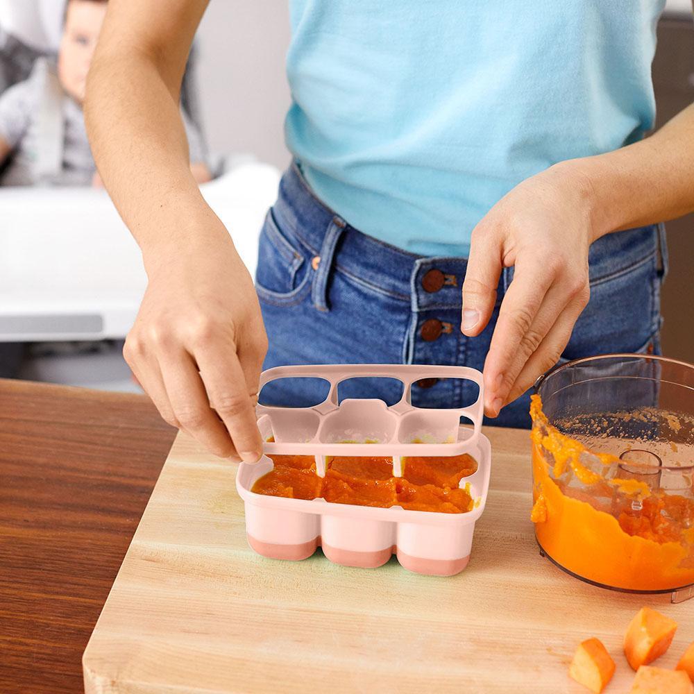 Skip Hop Easy Fill Freezer Trays - Grey/Coral